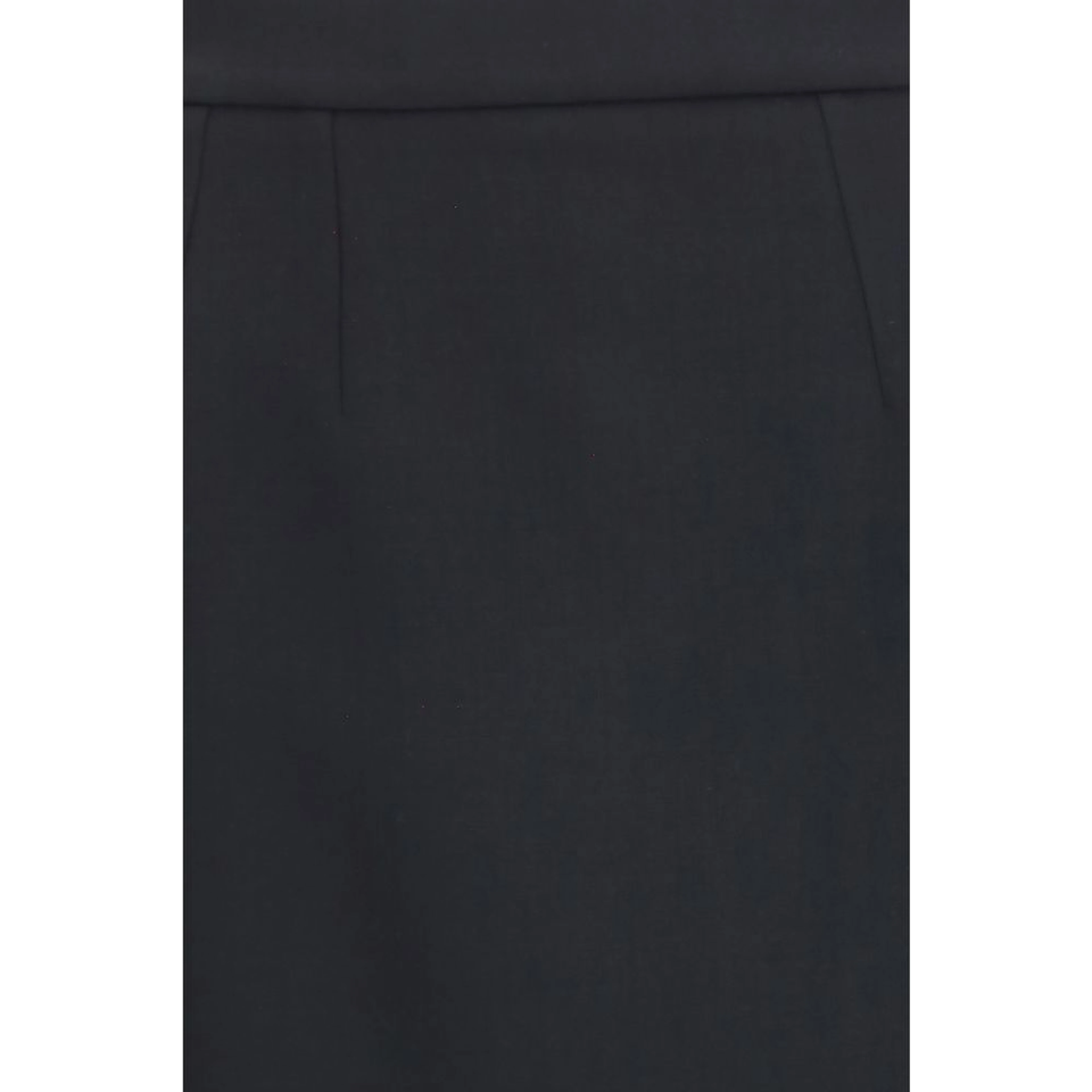 Black Wool Oves Aries Long Skirt