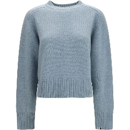 Blue Cashmere Sweatshirt