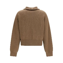 Brown Cashmere Sweatshirt