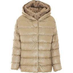 Herno Coats Beige