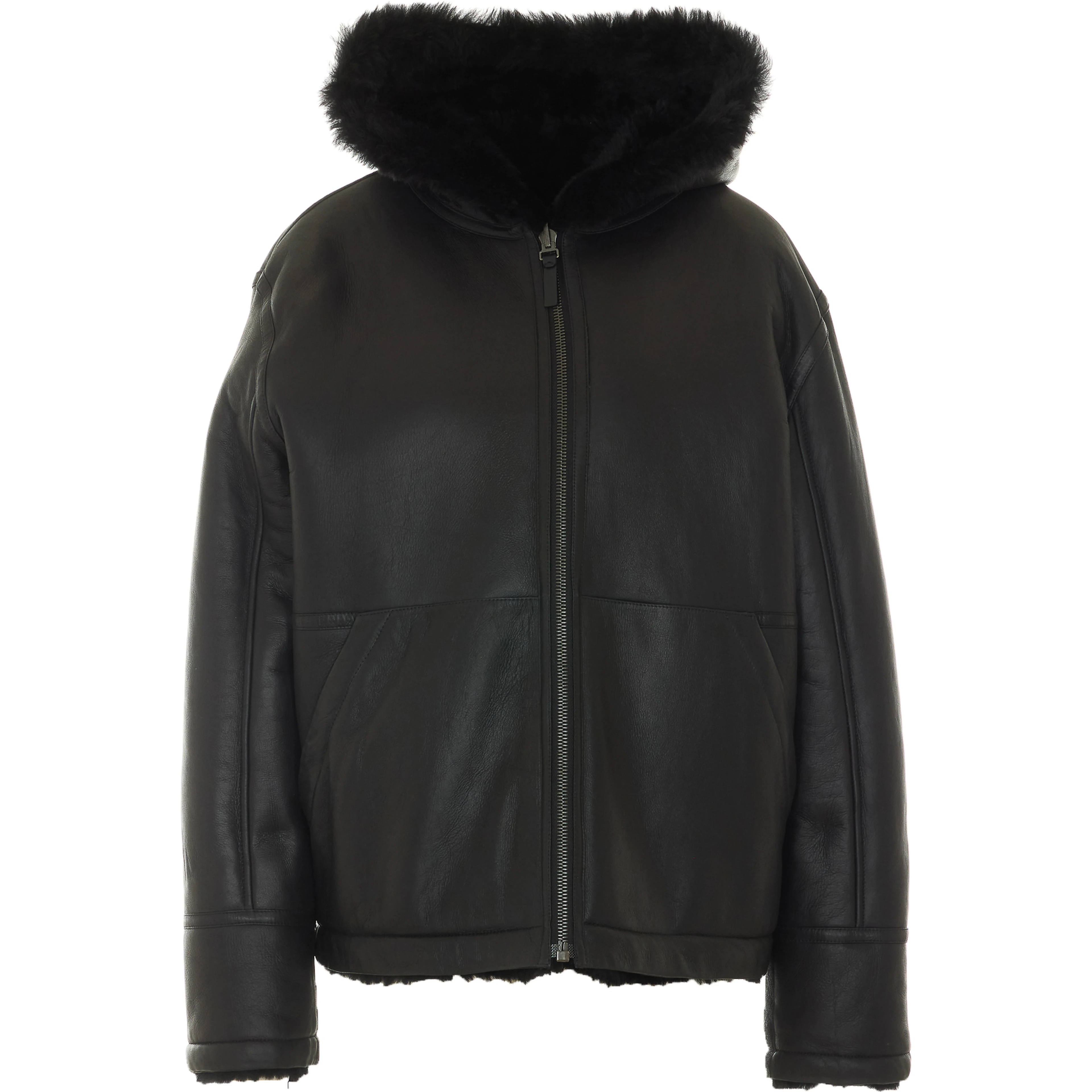 Yves Salomon Jackets Black