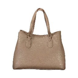 Brown Polyethylene Women Handbag