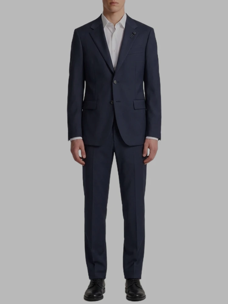 Dark blue Feeling single-breasted suit