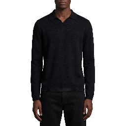 Black Ripley polo shirt