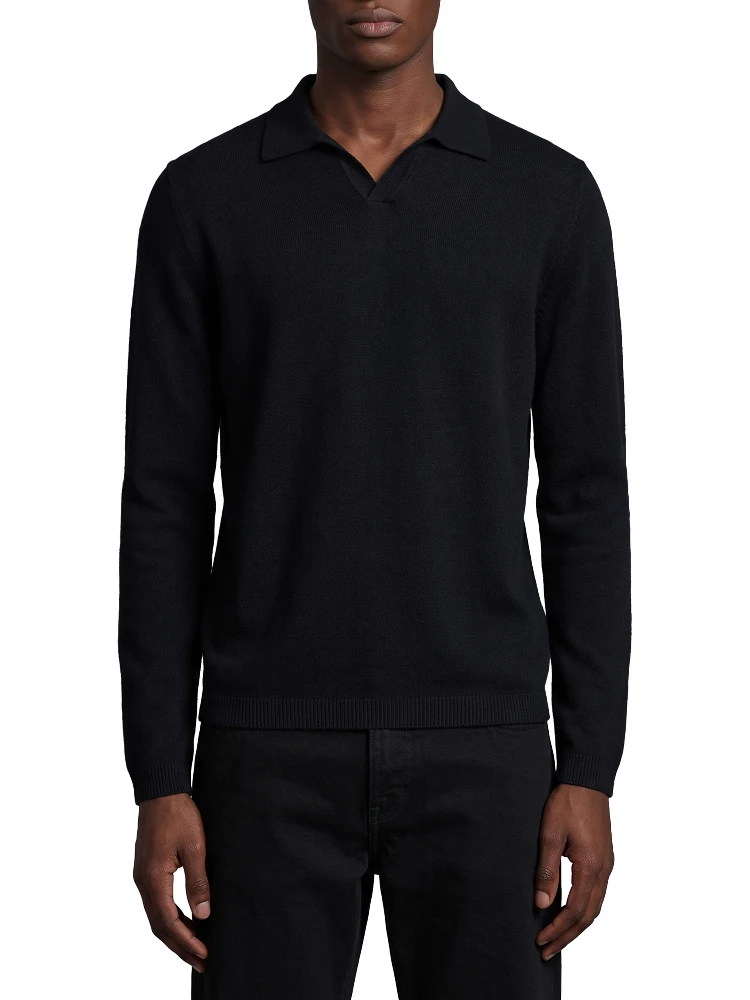 Black Ripley polo shirt