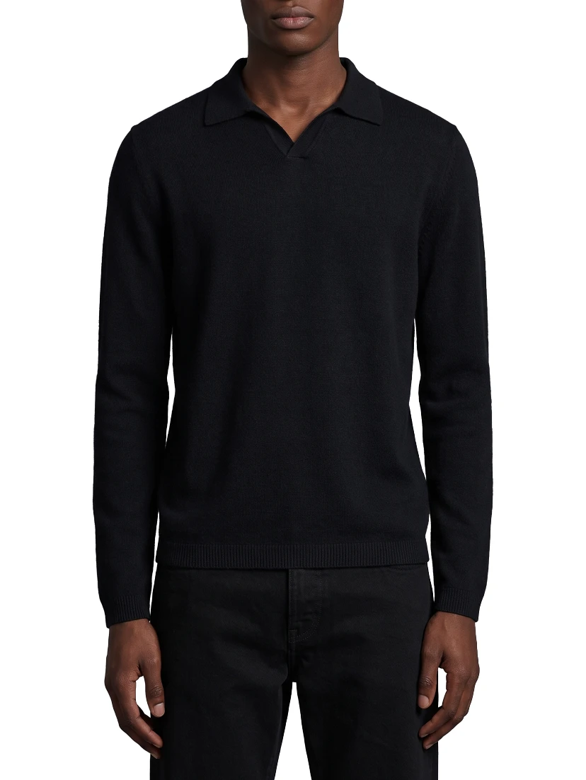 Black Ripley polo shirt