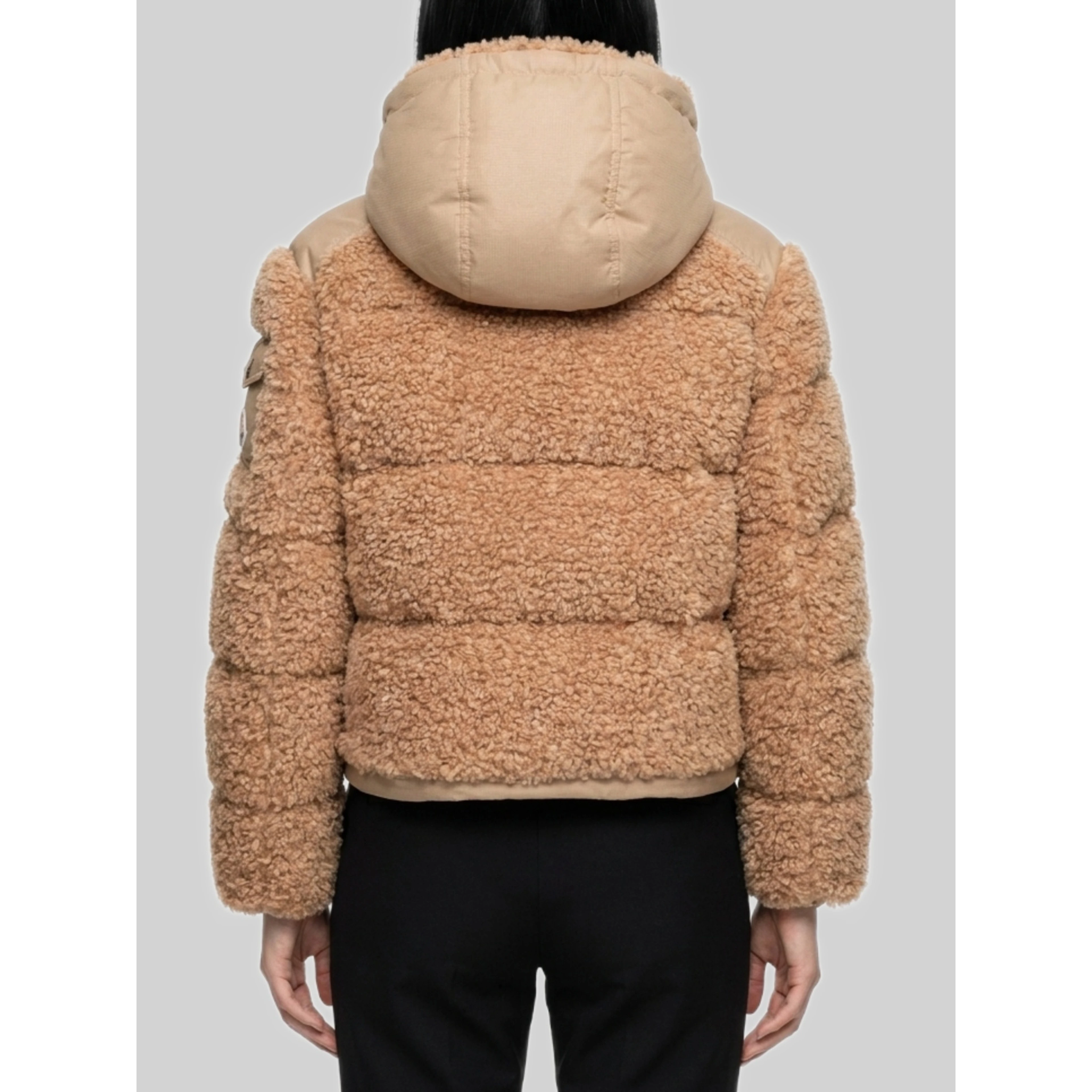 Short Alpestre teddy down jacket