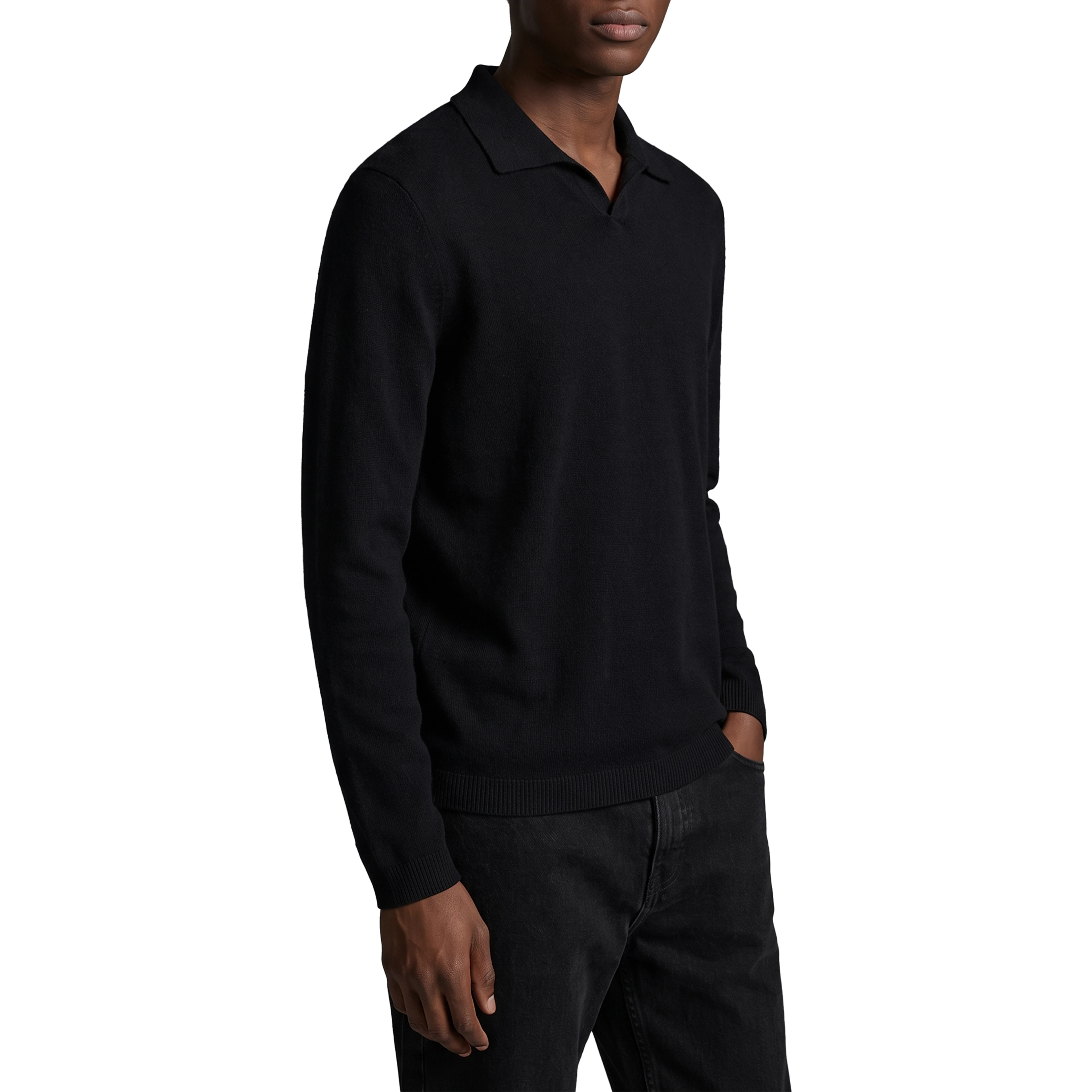 Black Ripley polo shirt