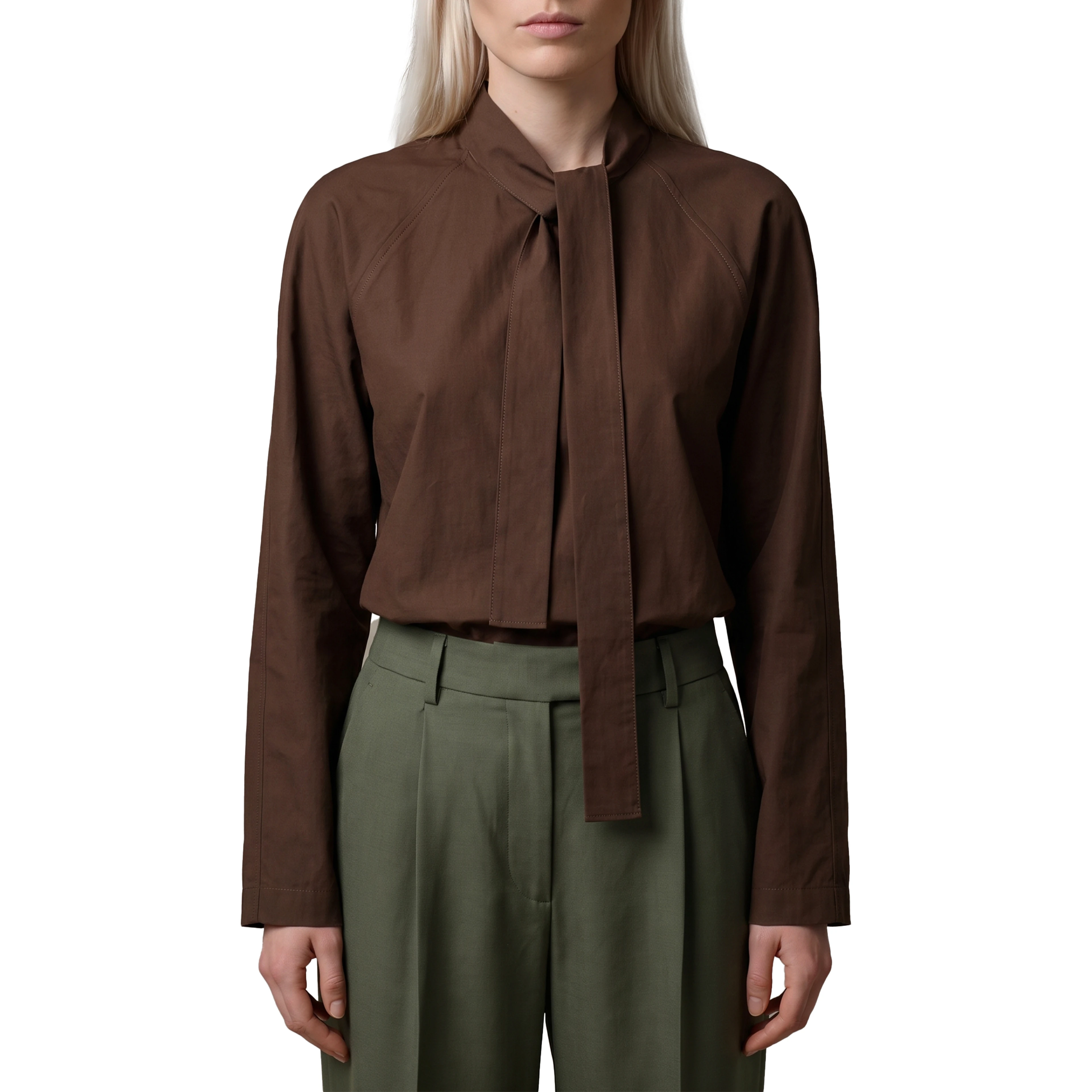 Truffle Ascot blouse