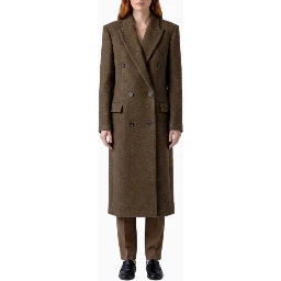 Brown melange Bamira coat