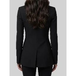 Double-breasted wool jacket