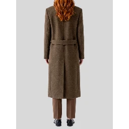 Brown melange Bamira coat