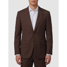Brown Feeling single-breasted suit