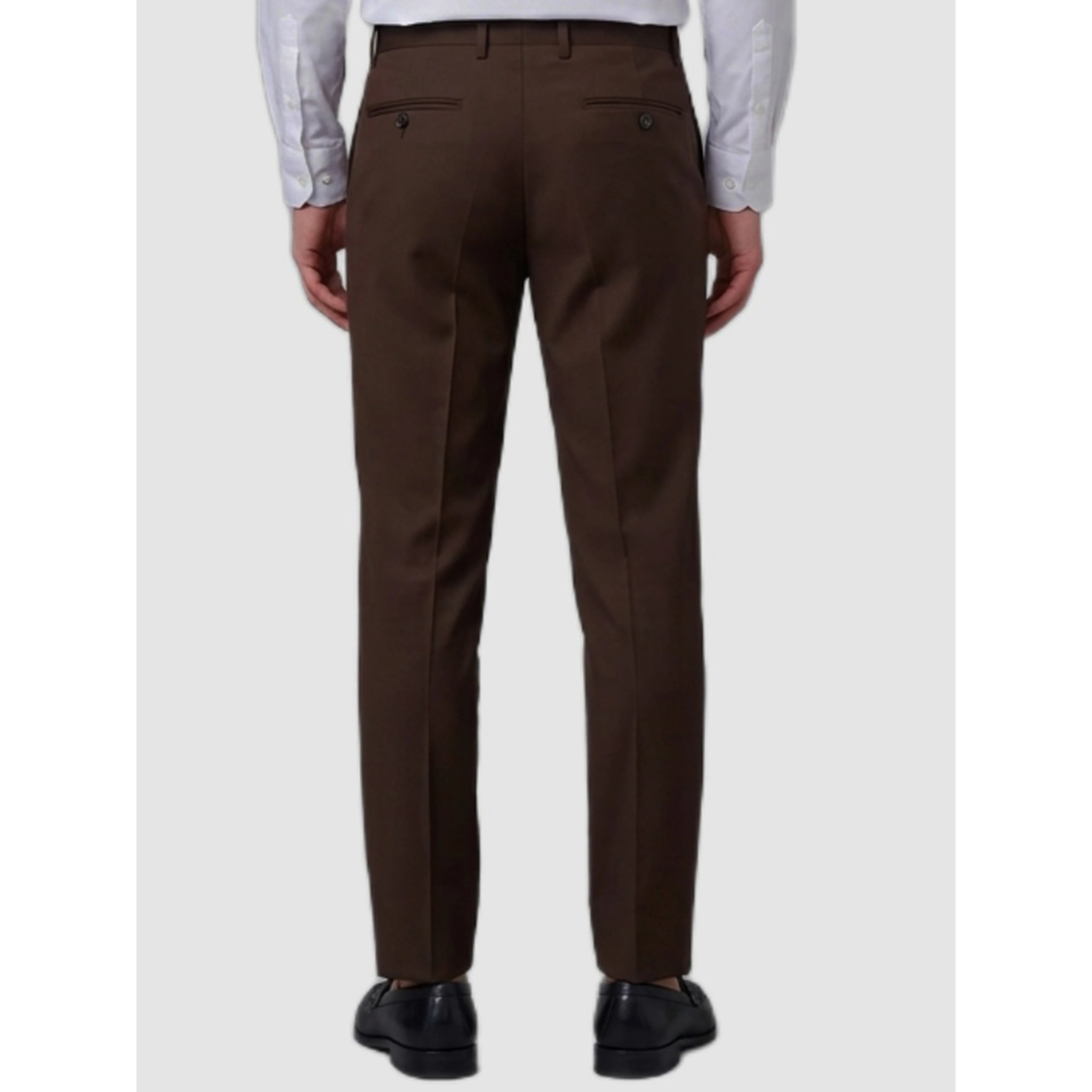 Brown Feeling single-breasted suit