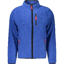 Blue Polyester Sweatshirt