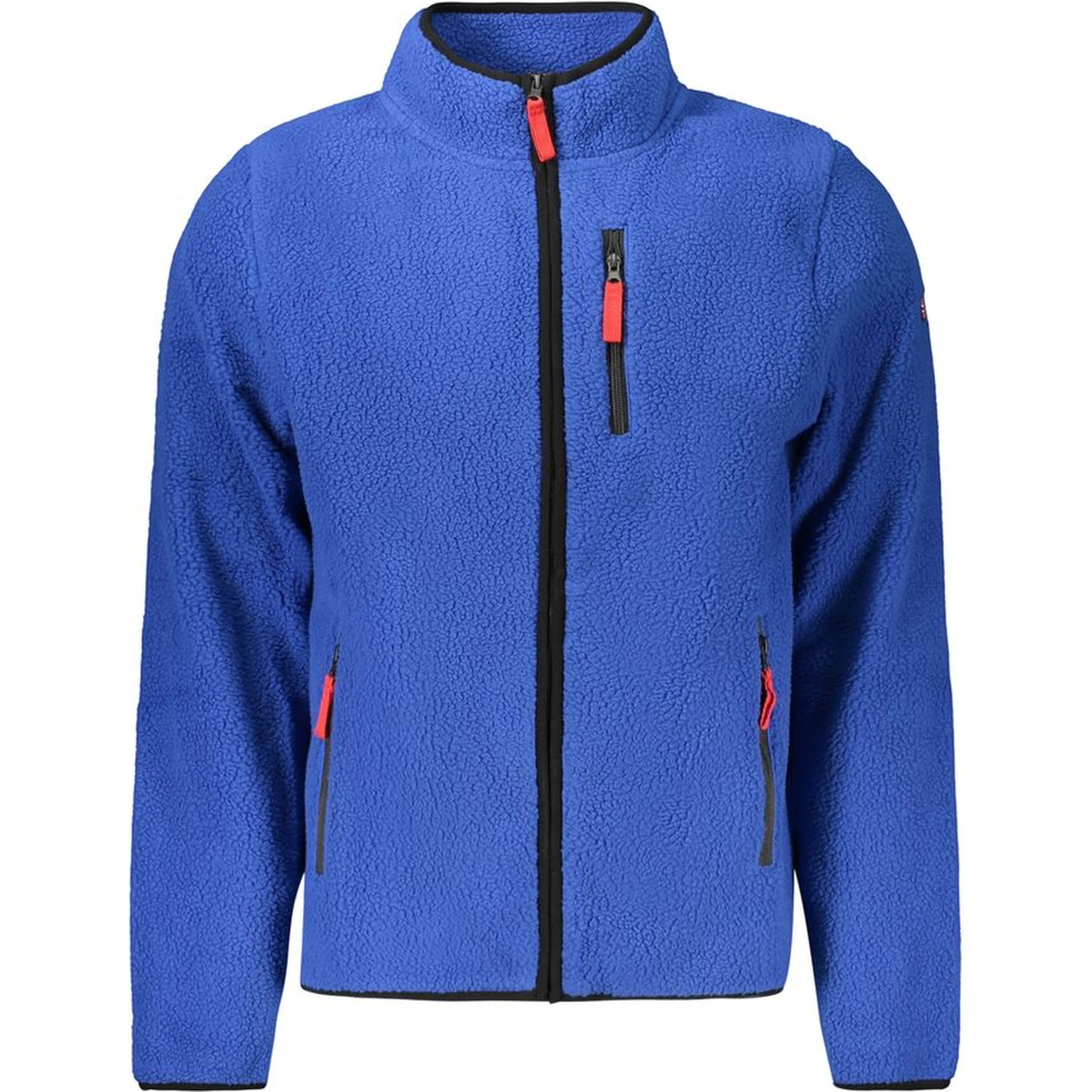 Blue Polyester Sweatshirt