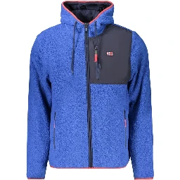 Blue Polyester Sweatshirt