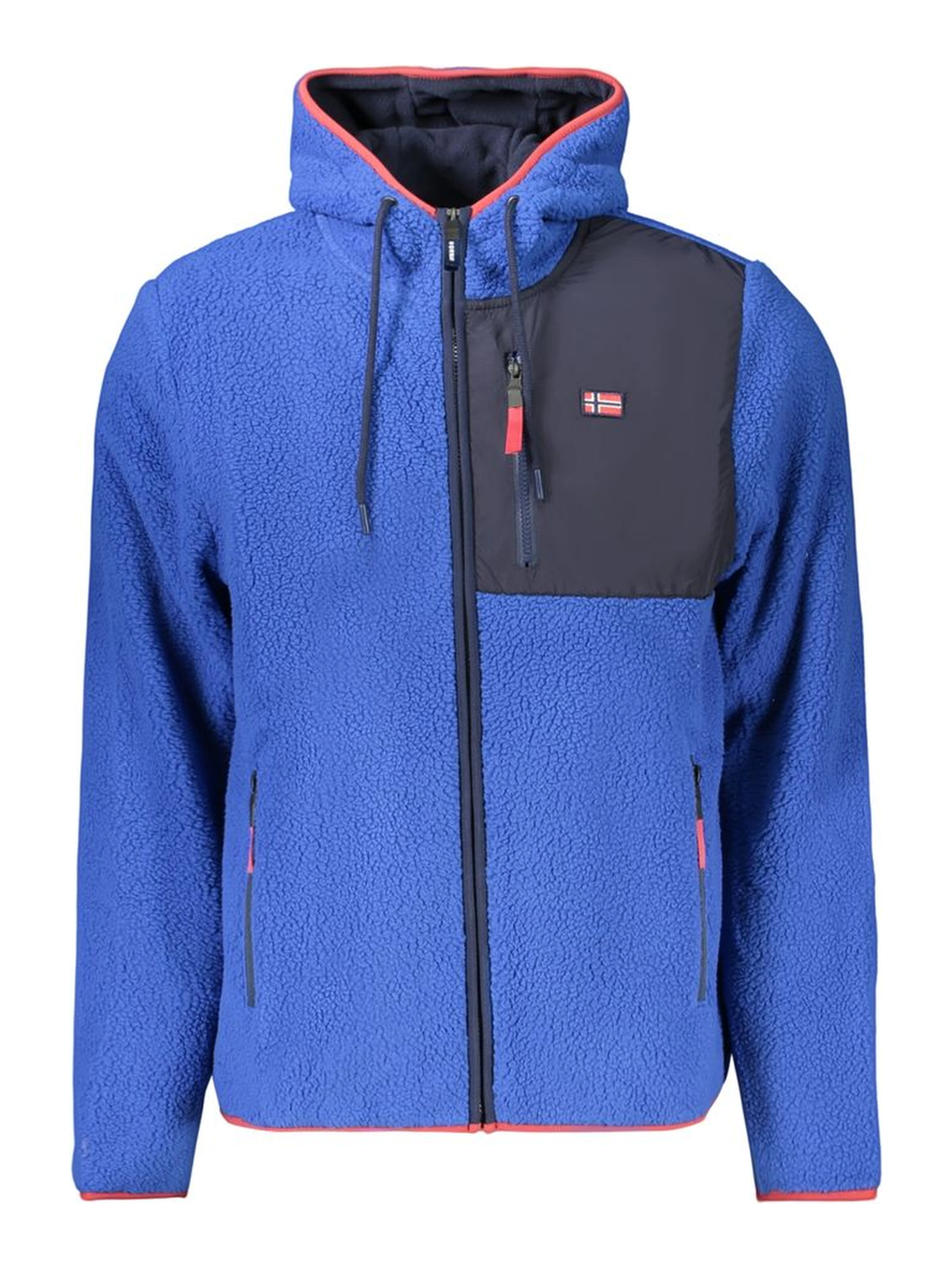 Blue Polyester Sweatshirt