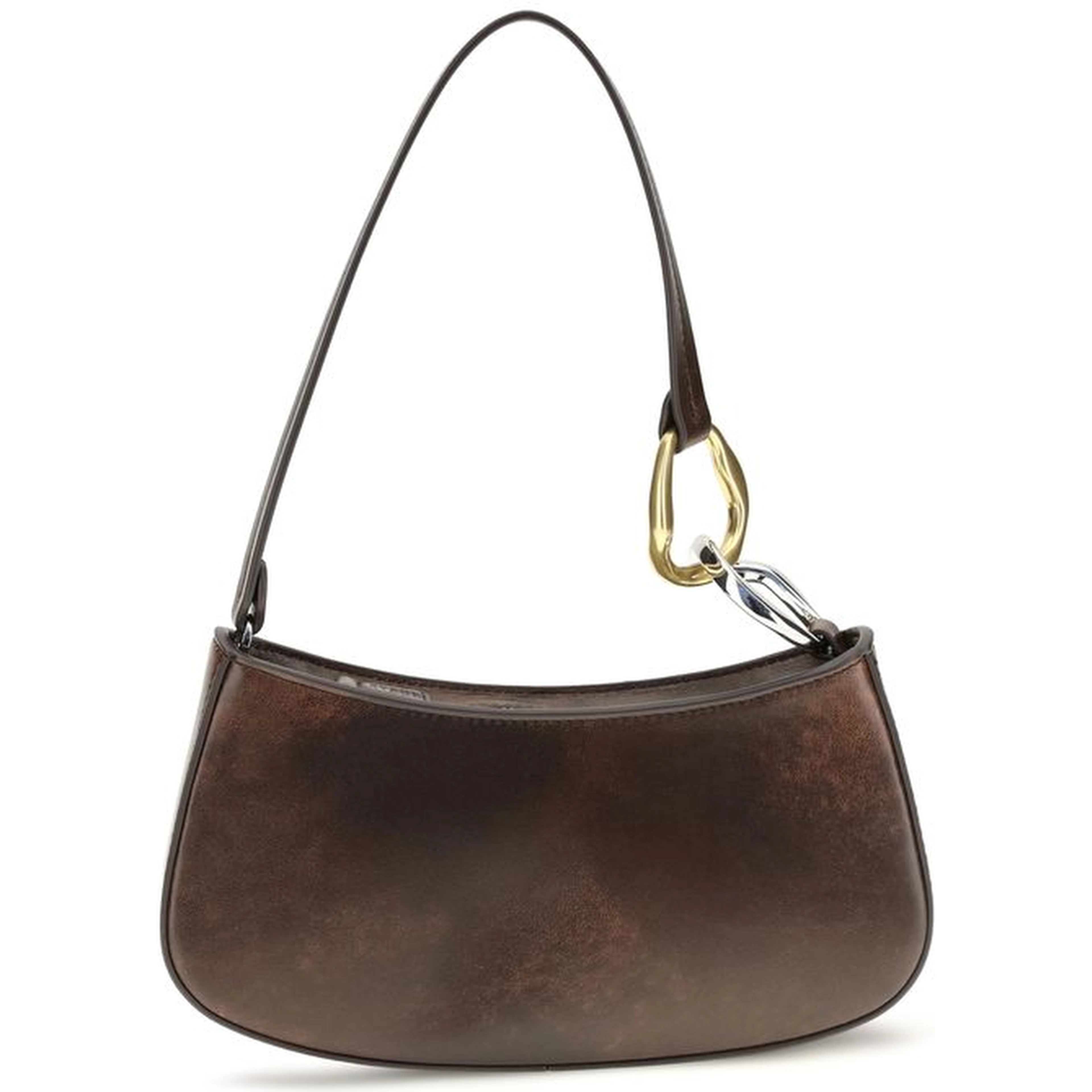 Brown Calf Leather Bos Taurus Shoulder Bag