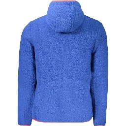 Blue Polyester Sweatshirt