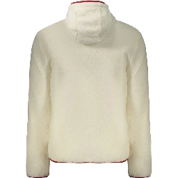 White Polyester Sweatshirt