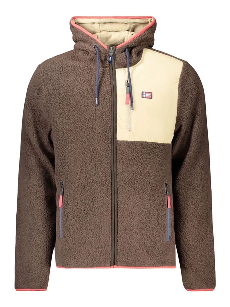 Brown Polyester Sweatshirt