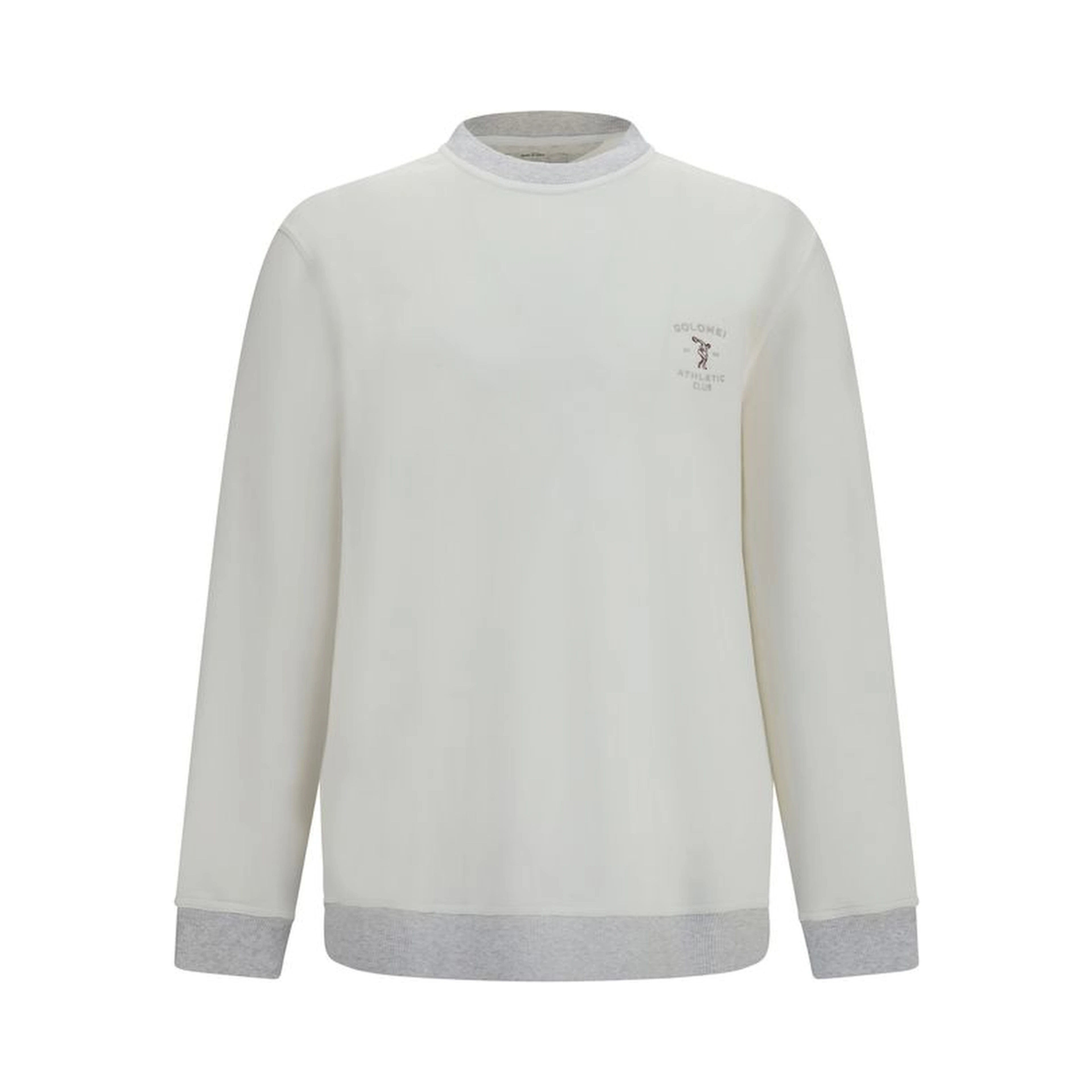 White Cotton Sweatshirt