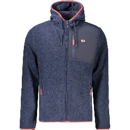 Blue Polyester Sweatshirt