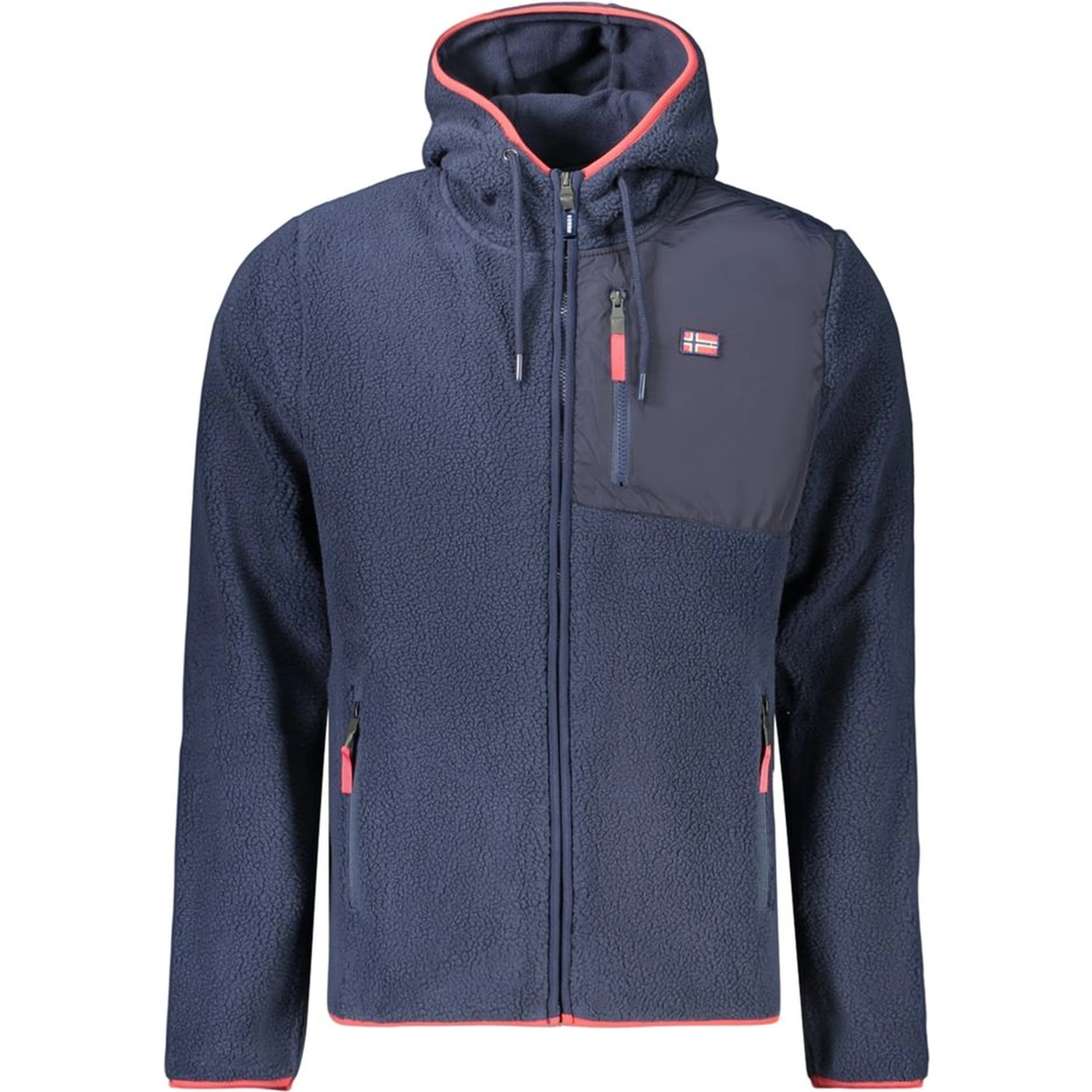 Blue Polyester Sweatshirt