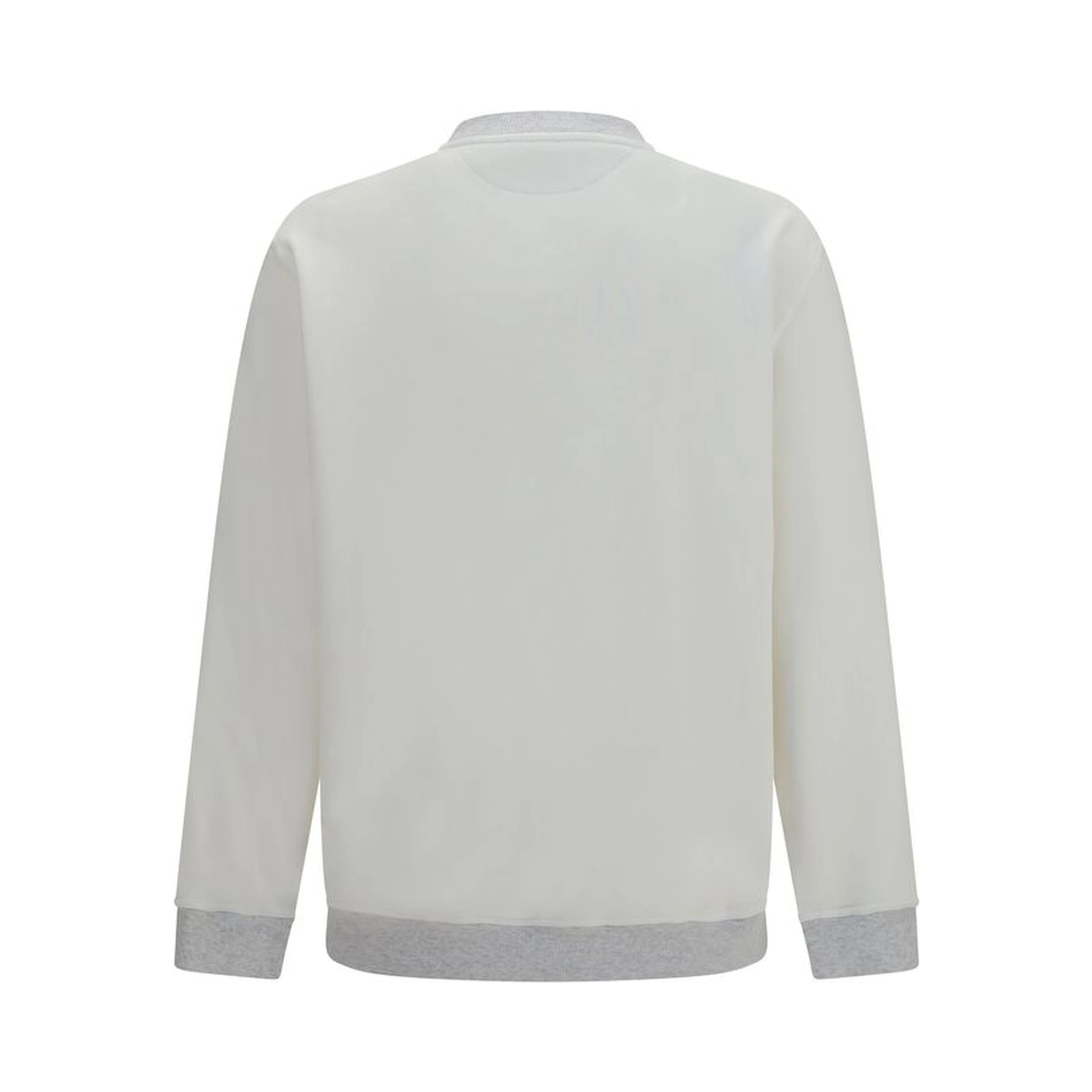 White Cotton Sweatshirt