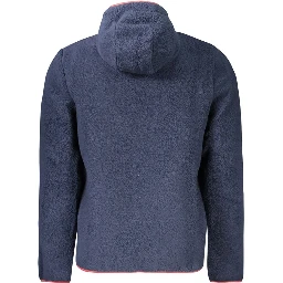 Blue Polyester Sweatshirt