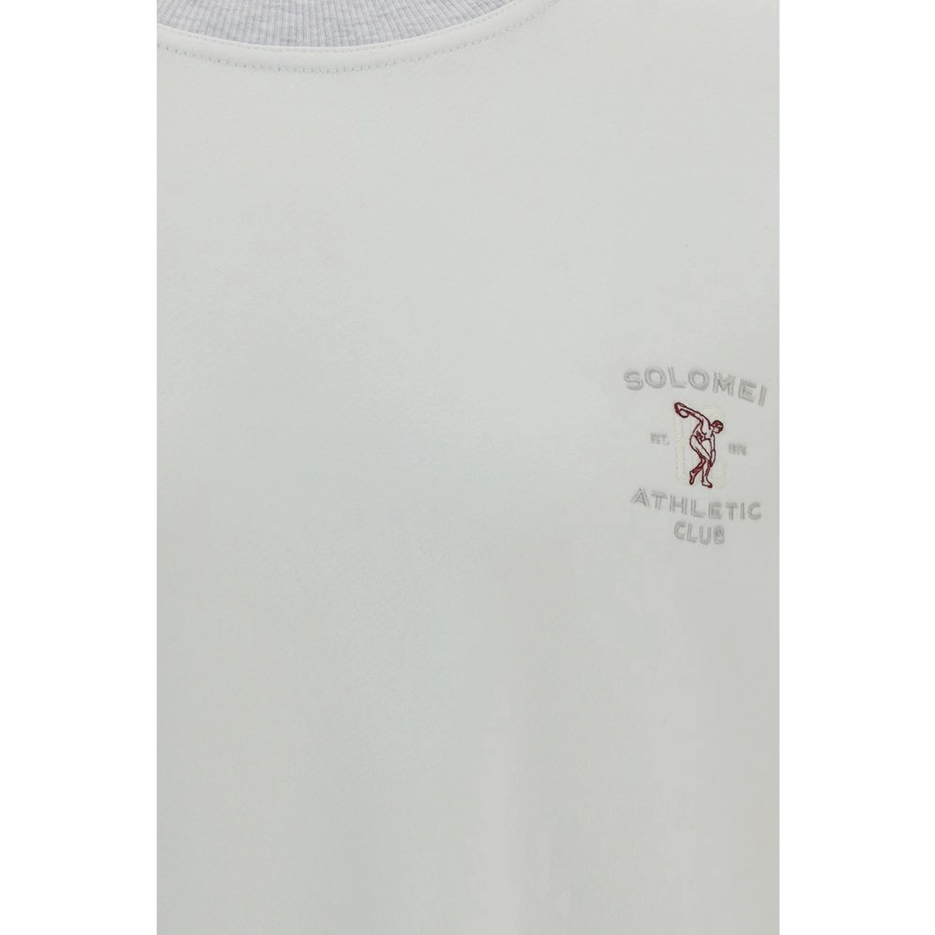White Cotton Sweatshirt