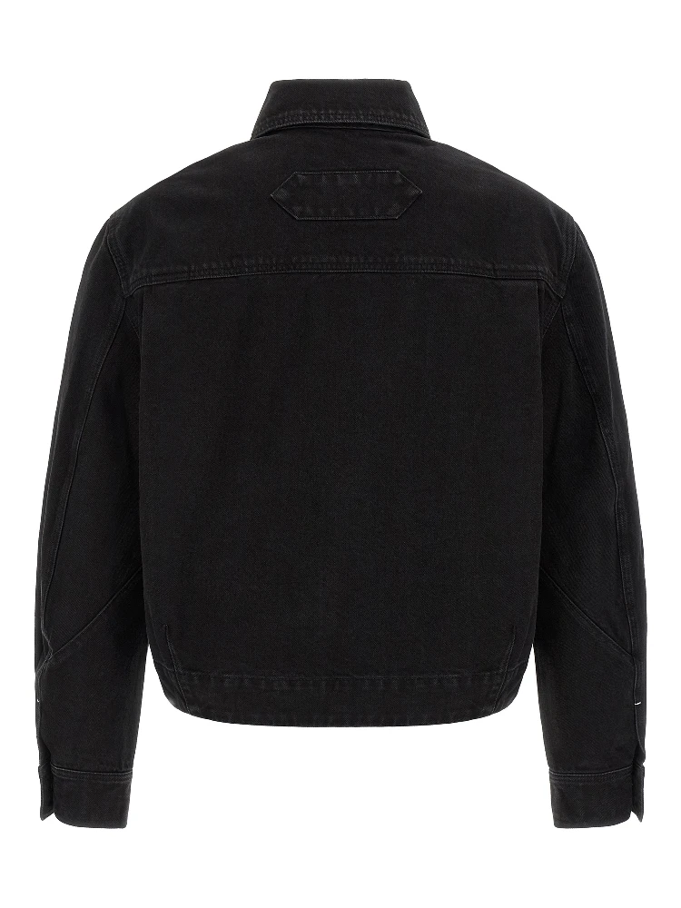 Black Cotton Denim Jacket alternative