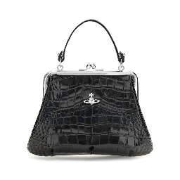 Black Calf Leather Bos Taurus Shoulder Bag