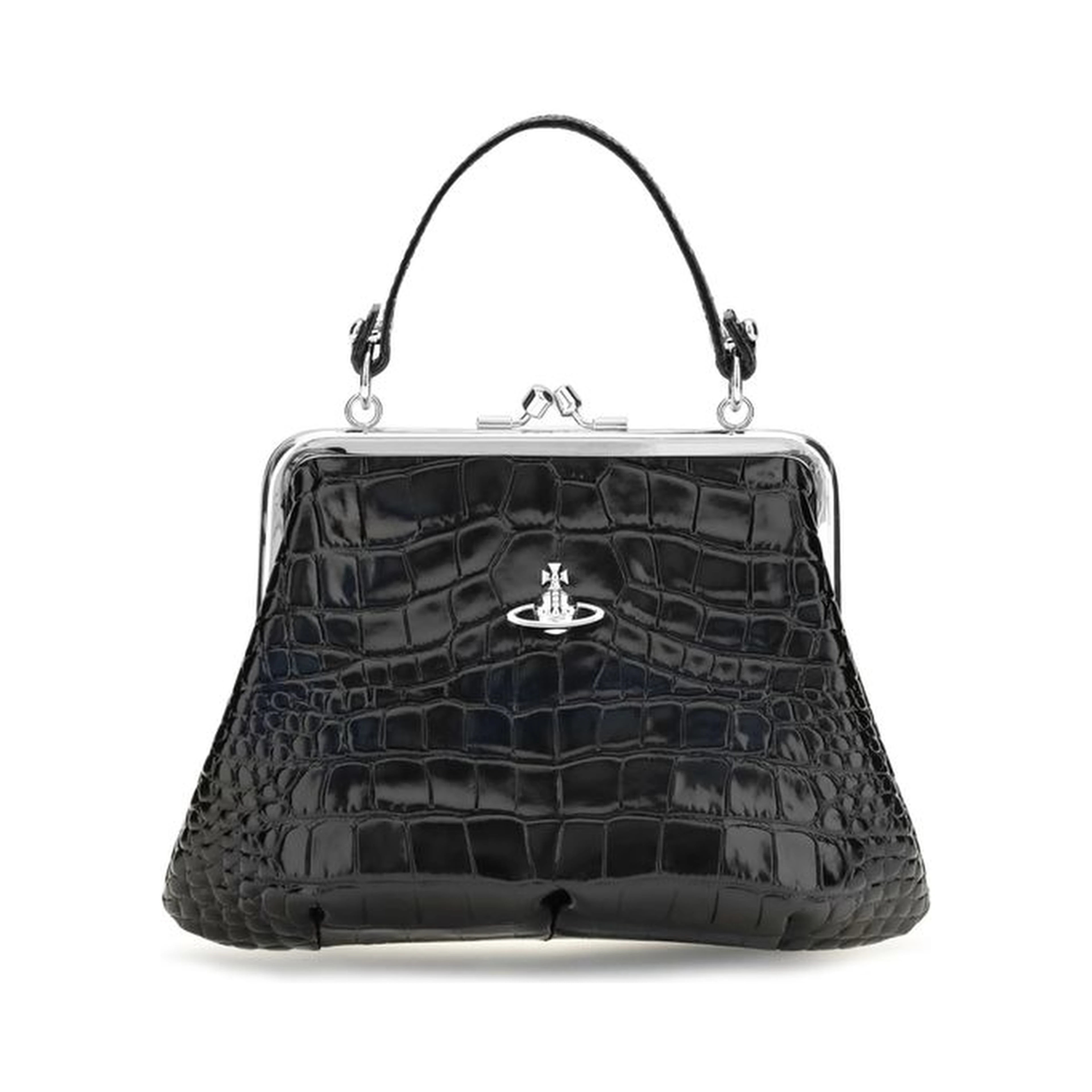 Black Calf Leather Bos Taurus Shoulder Bag