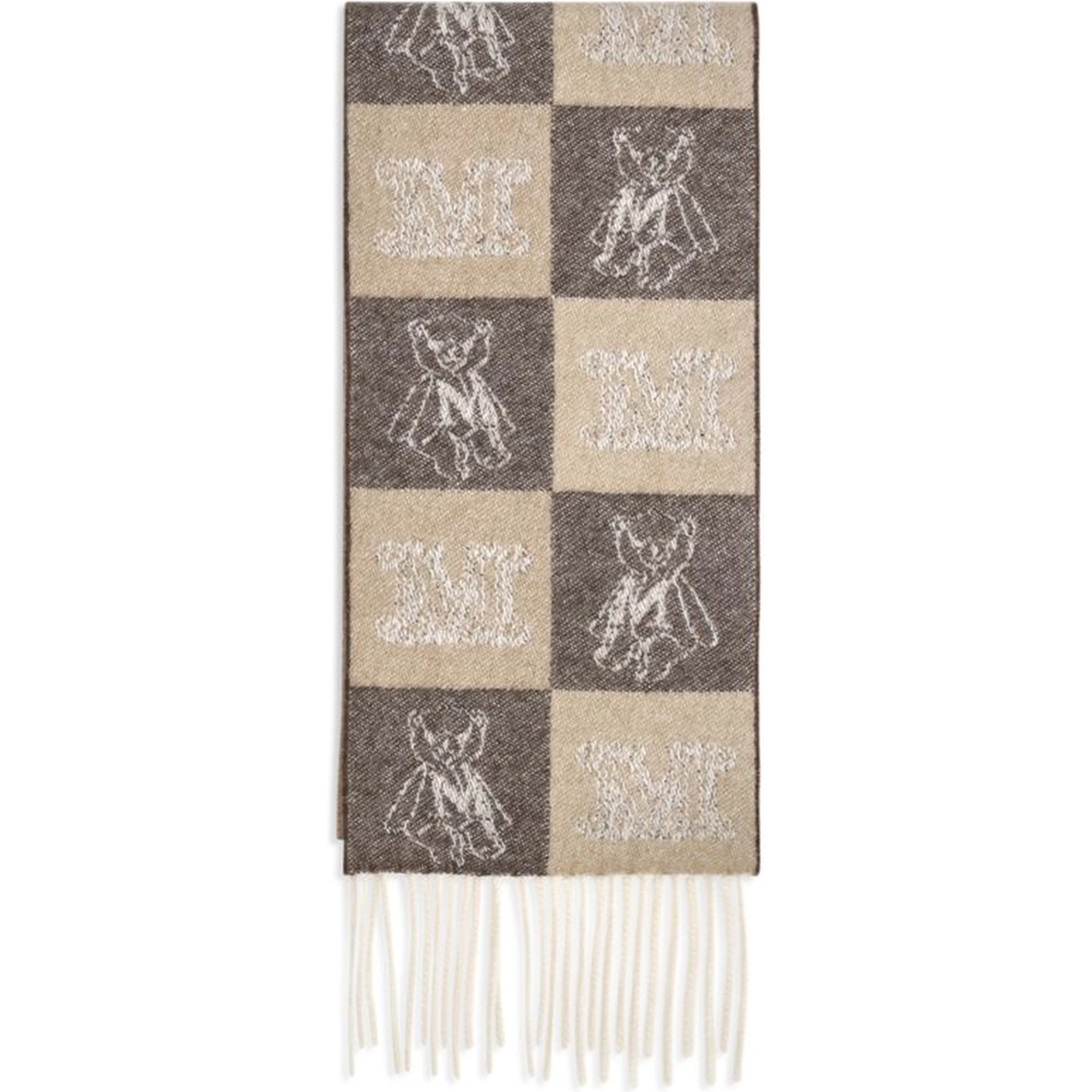 Beige Cashmere Scarf