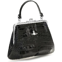 Black Calf Leather Bos Taurus Shoulder Bag