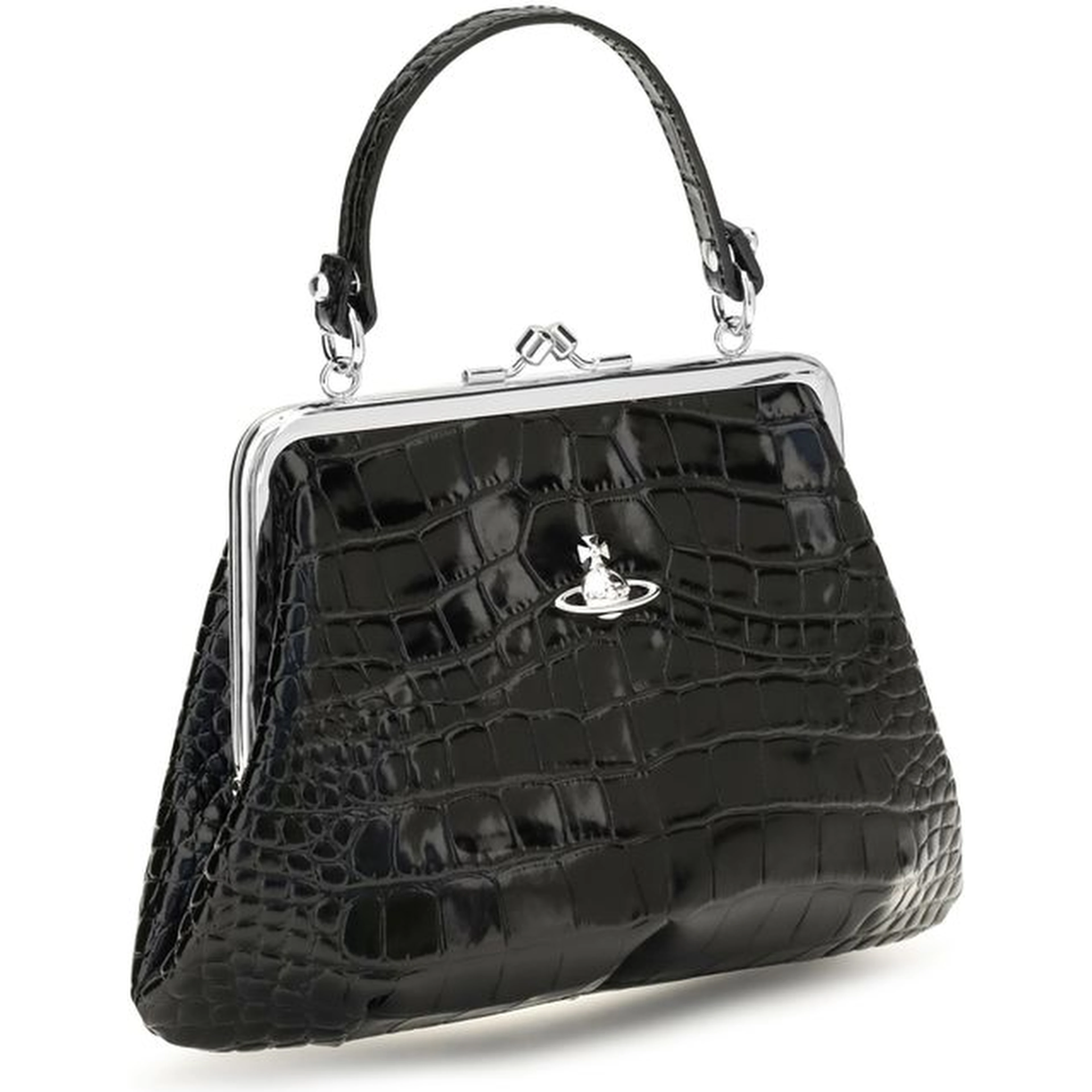 Black Calf Leather Bos Taurus Shoulder Bag