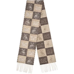 Beige Cashmere Scarf