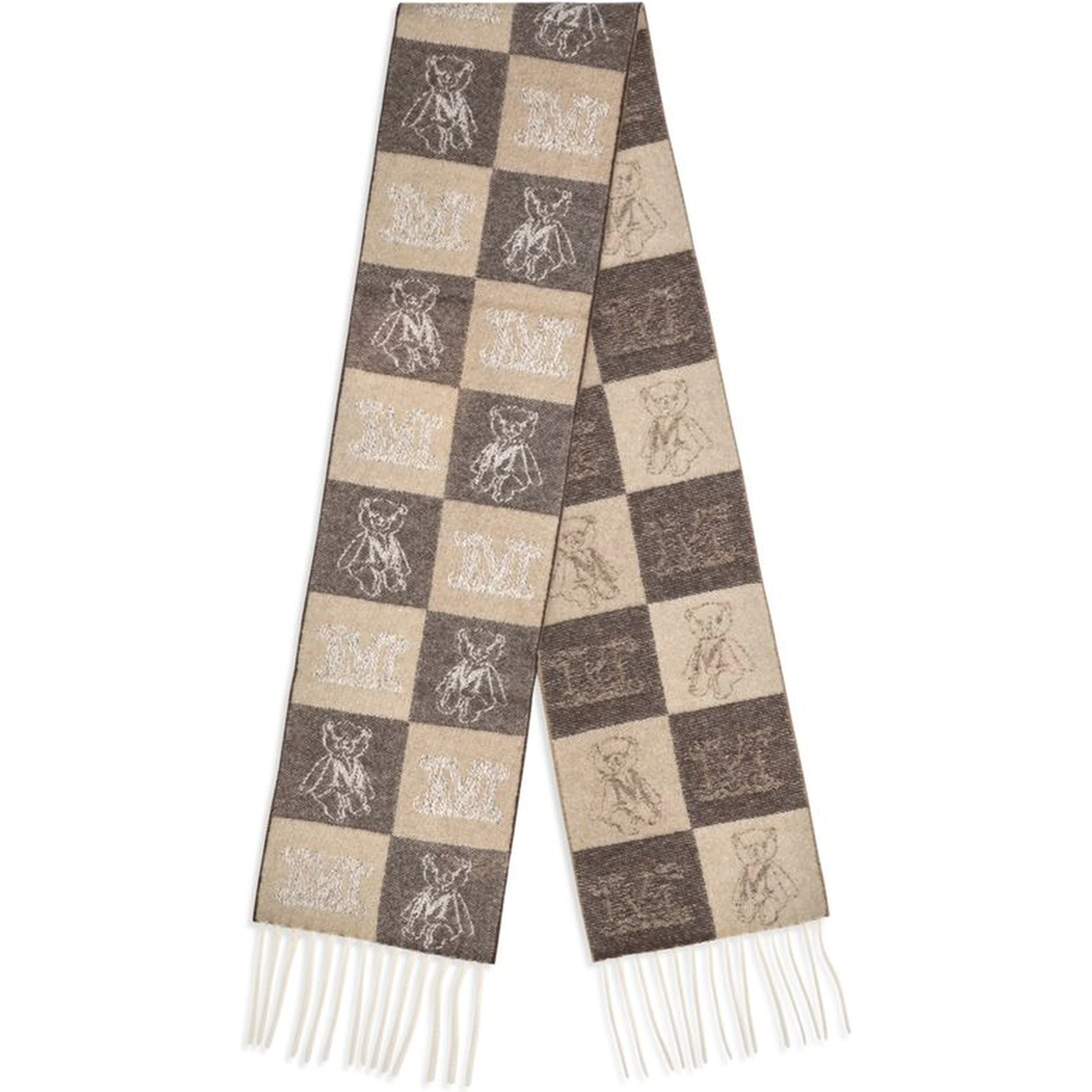 Beige Cashmere Scarf