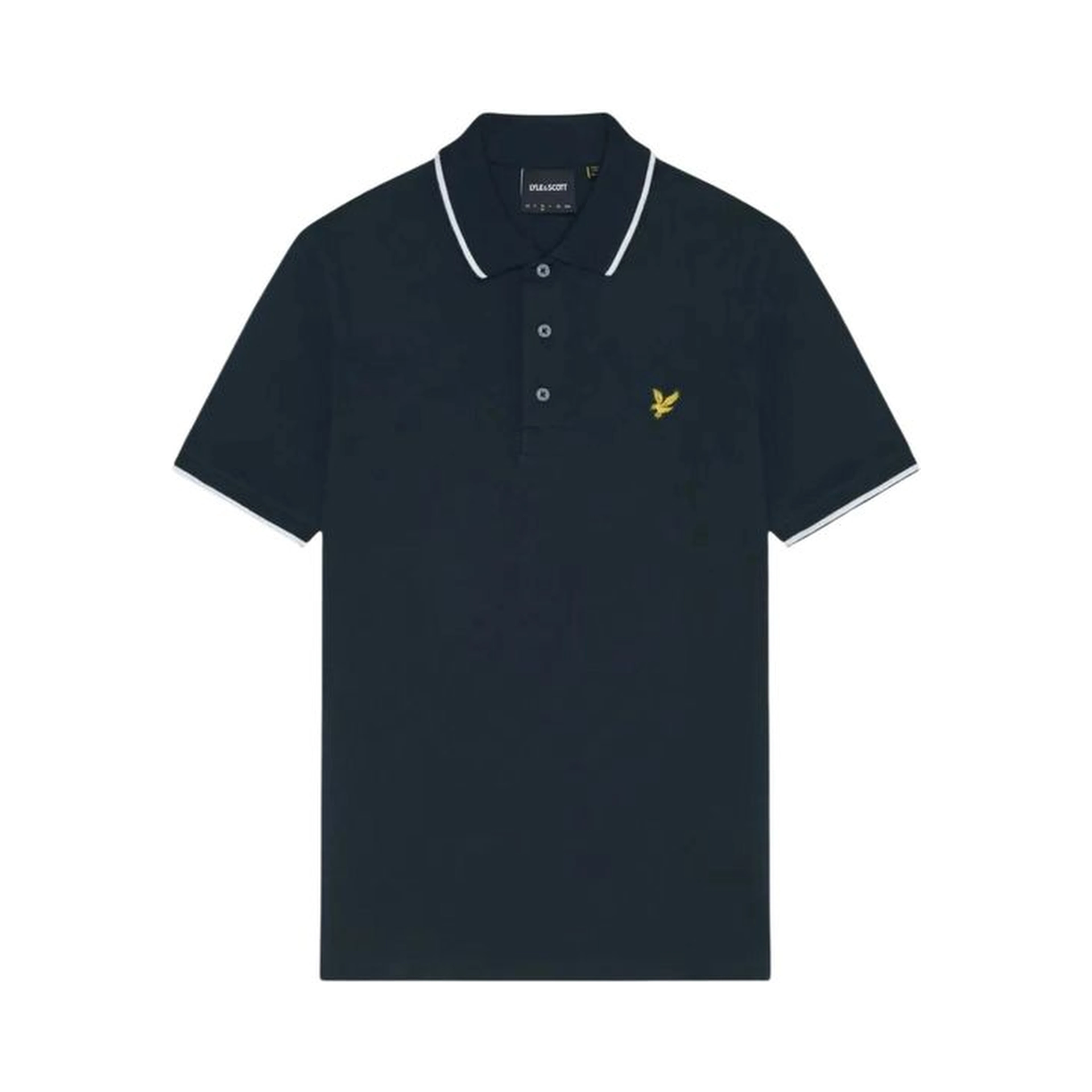 Blue Cotton Polo Shirt