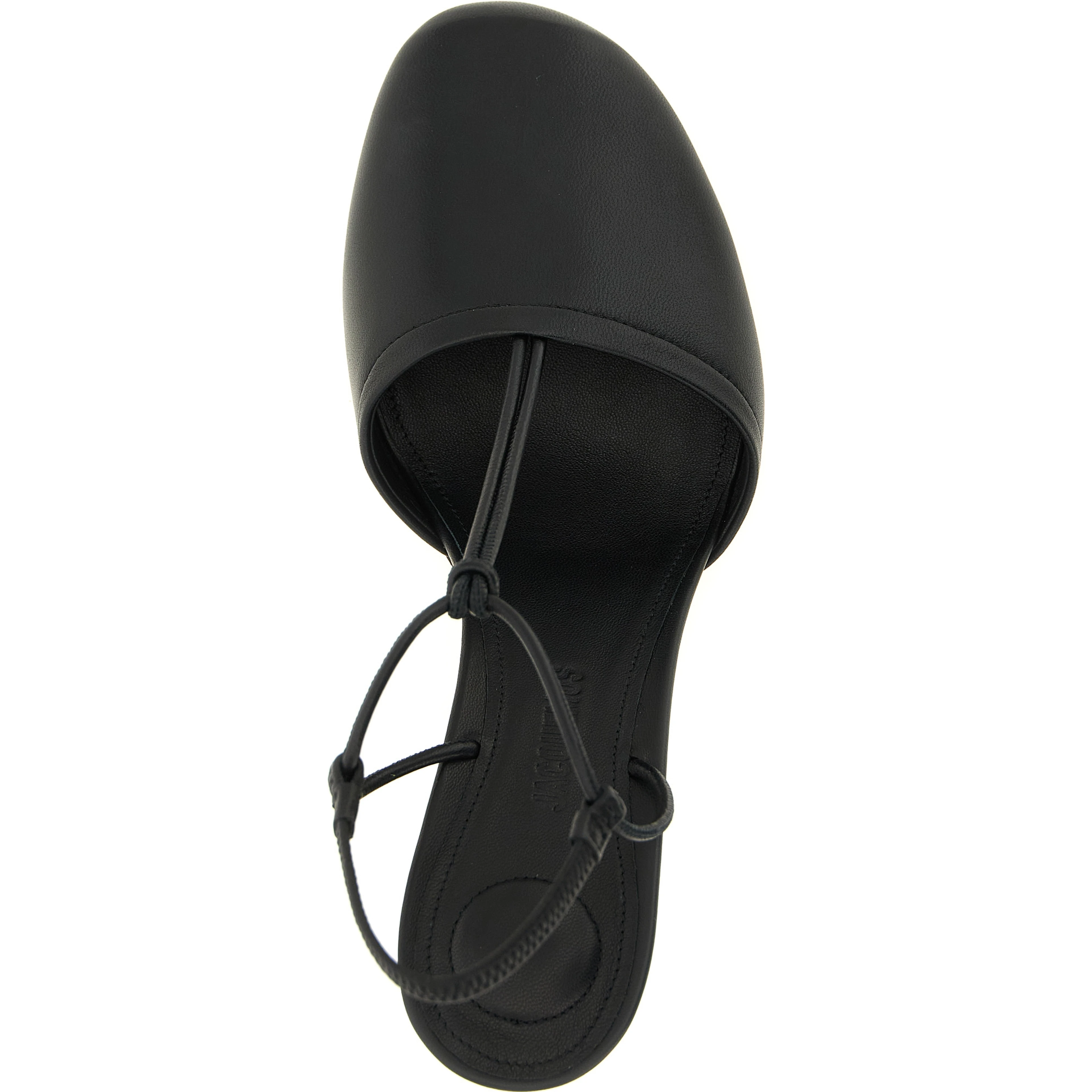 Black Lamb Leather High Heel Pumps