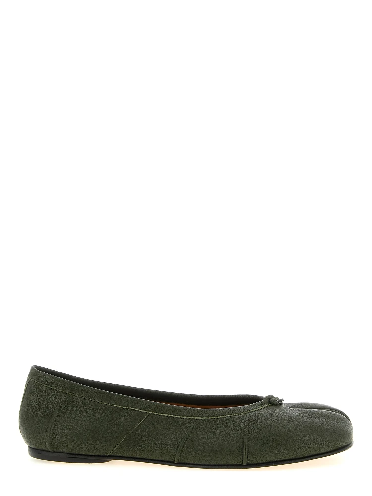 Bicolor Lambskin Ballet Flats