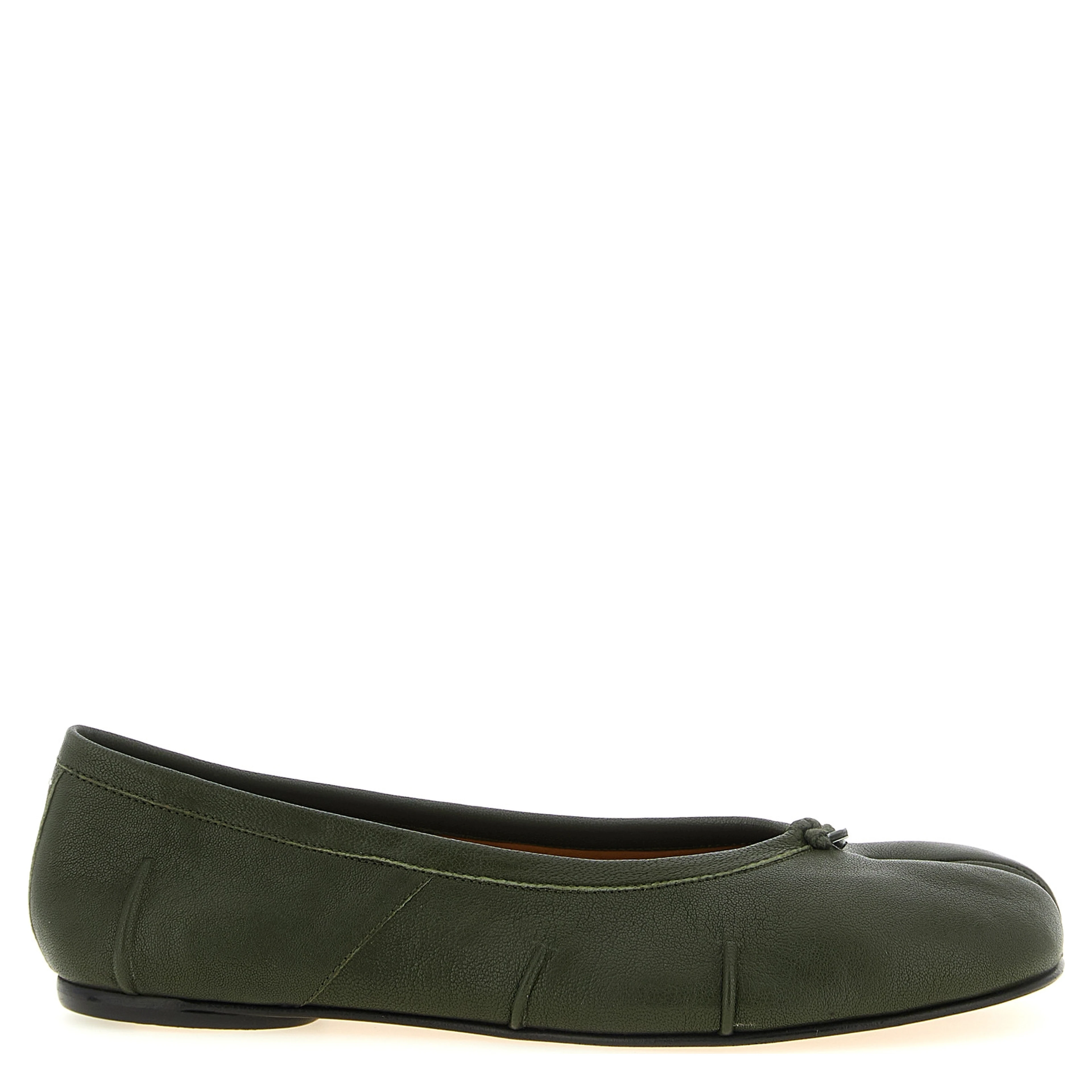 Bicolor Lambskin Ballet Flats
