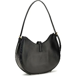 Black Calf Leather Bos Taurus Shoulder Bag