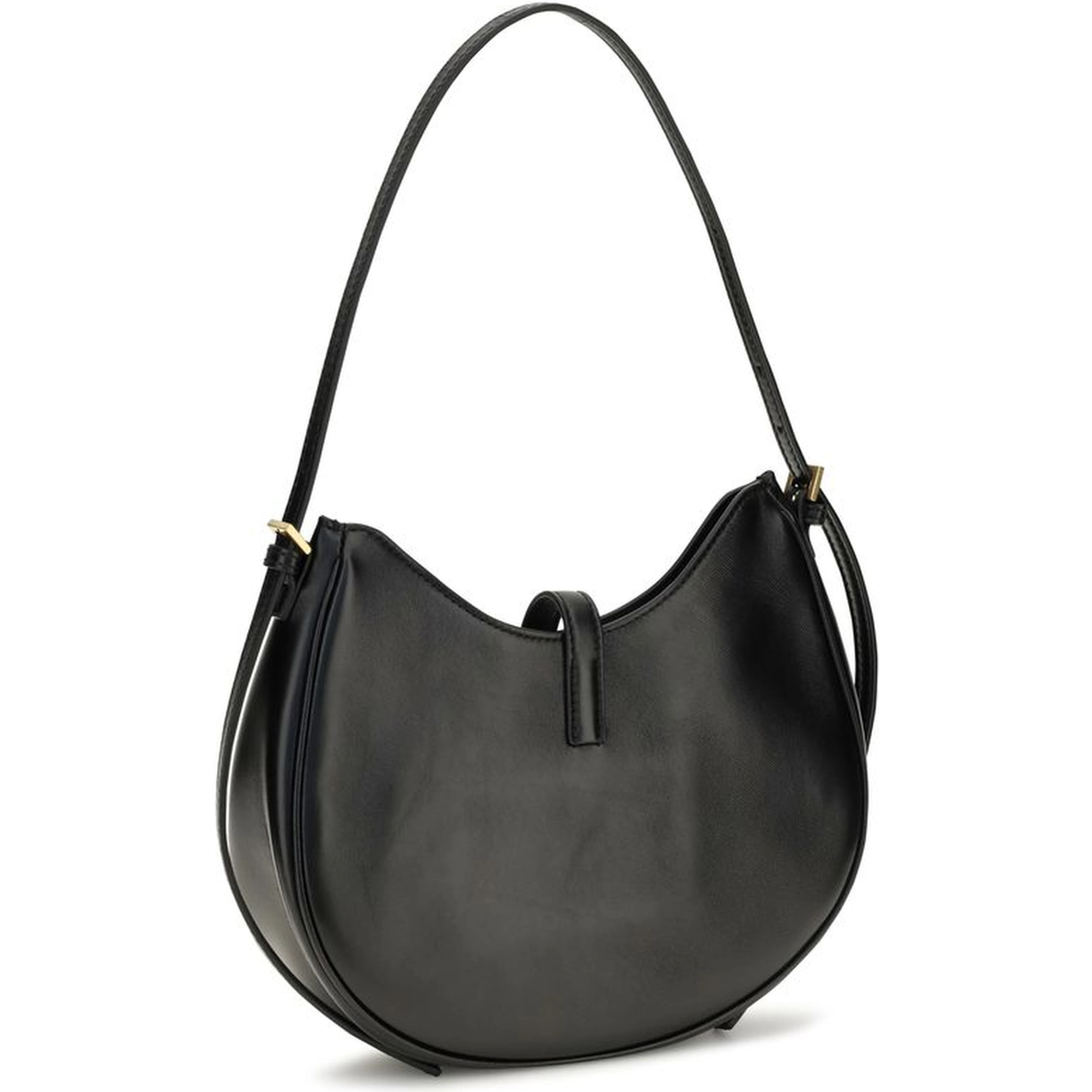 Black Calf Leather Bos Taurus Shoulder Bag