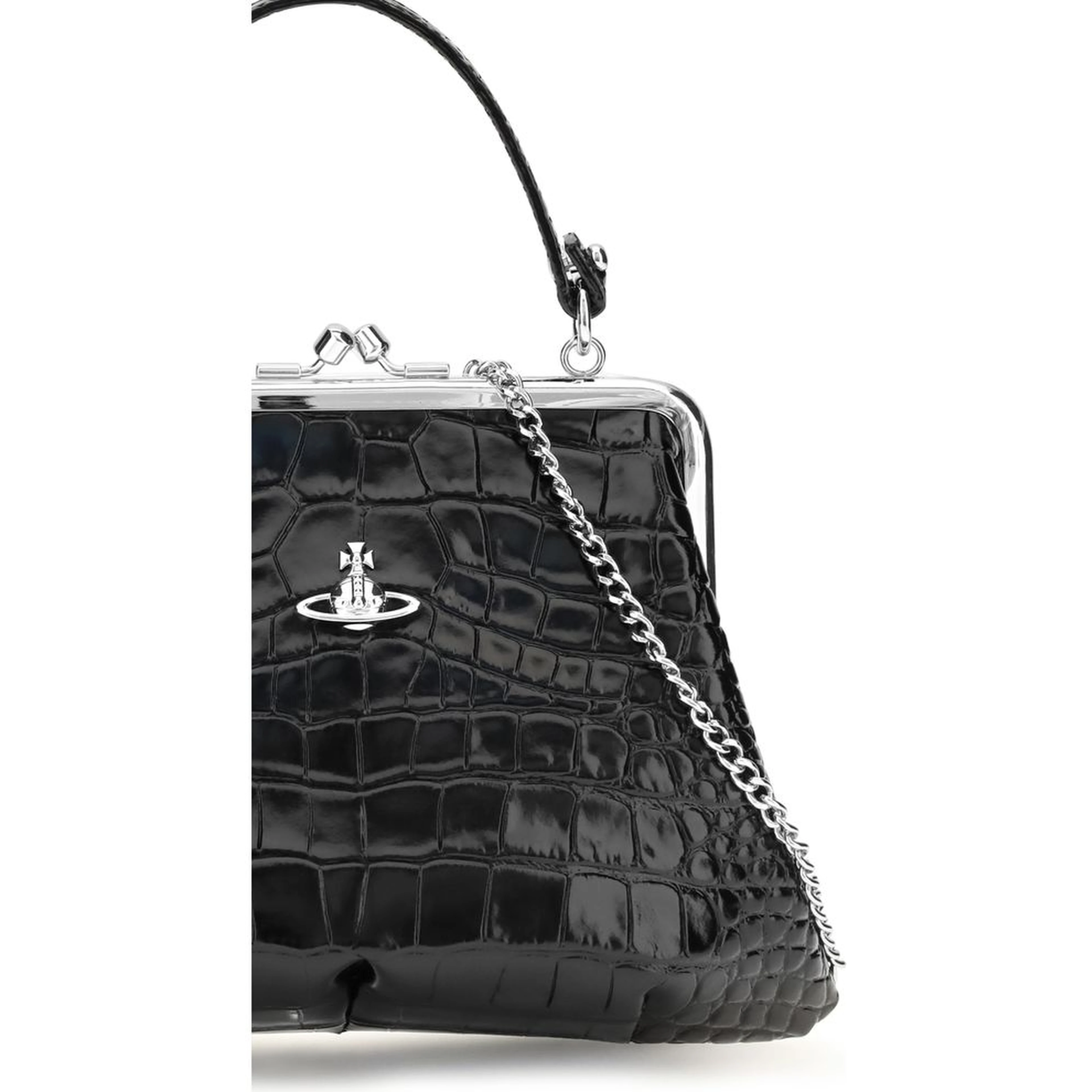 Black Calf Leather Bos Taurus Shoulder Bag