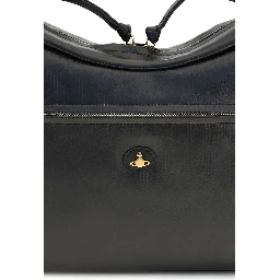 Black Calf Leather Bos Taurus Shoulder Bag