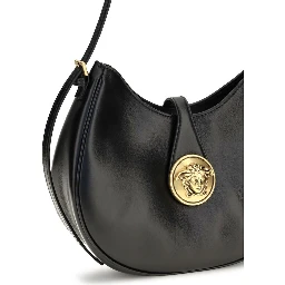 Black Calf Leather Bos Taurus Shoulder Bag