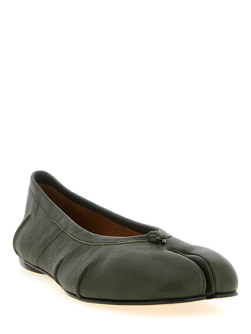 Bicolor Lambskin Ballet Flats